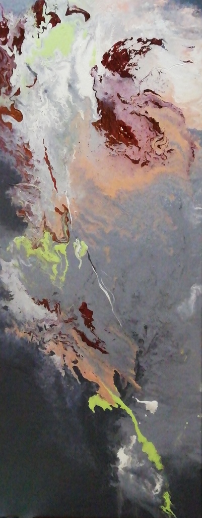 Ohne Titel – Acryl · 40 × 100 cm · 2020