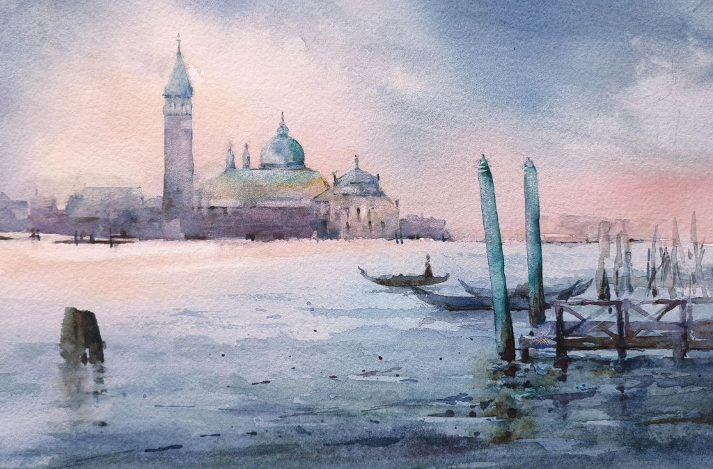 Venedig · Aquarell · 2025