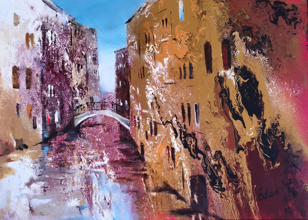 Venedig Rio de. S.Toma – Acryl · 50 × 70 cm · 2025